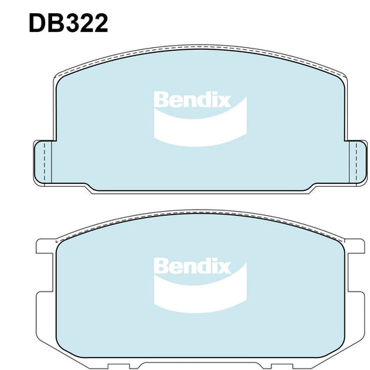 Bendix Brake Pads Set General CT - DB322CT
