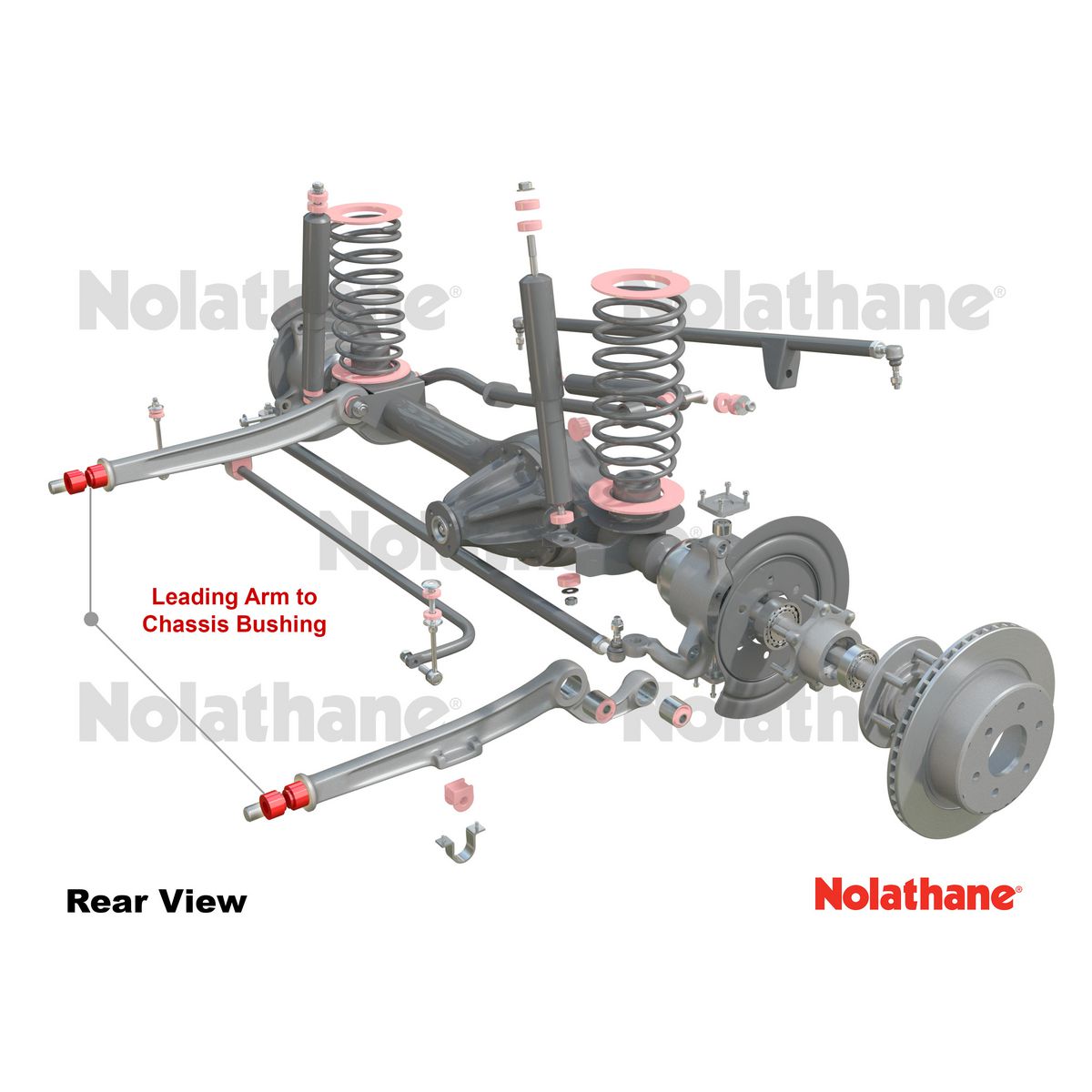 Nolathane Front Leading Arm To Chassis Bushing Kit - 48051