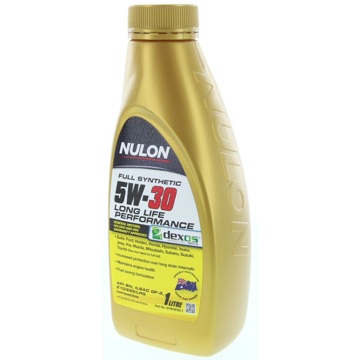 Nulon Full Synthetic Long Life Engine Oil 5W-30 1L - SYN5W30-1