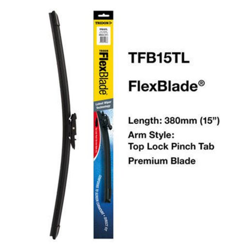 Tridon Flexblade Wiper Blade Top Lock Pinch Tab 375Mm - TFB15TL