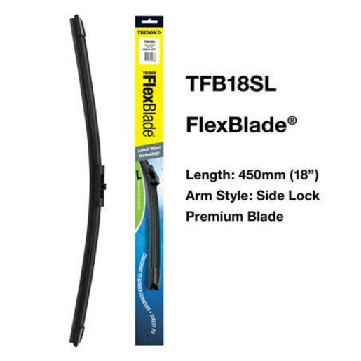 Tridon Flexblade Wiper Blade Side Lock 450Mm - TFB18SL