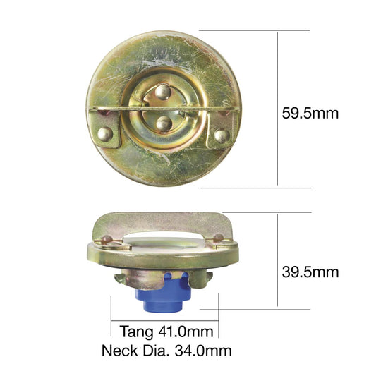 Tridon Non Locking Fuel Cap - TFNL213