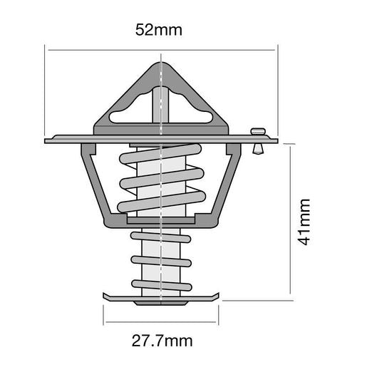 Tridon Thermostat 52Mm - 82 Degrees C - TT319-180P