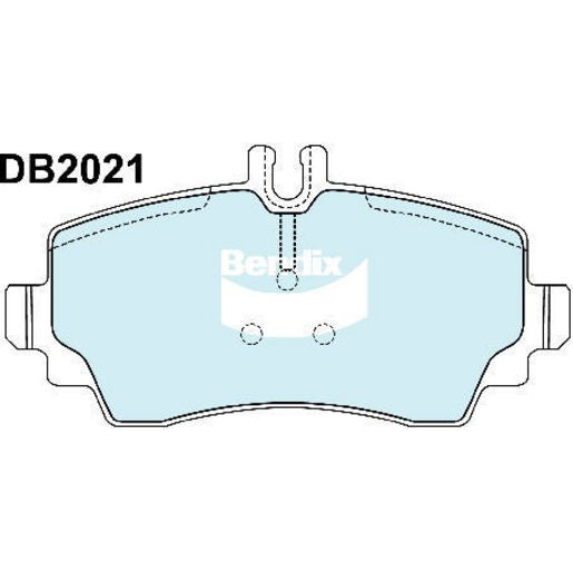 Bendix Brake Pads Set - Euro+ - DB2021EURO