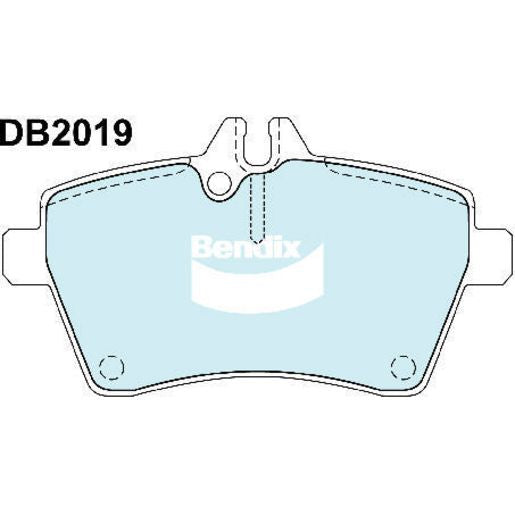 Bendix Brake Pads Set - Euro+ - DB2019EURO