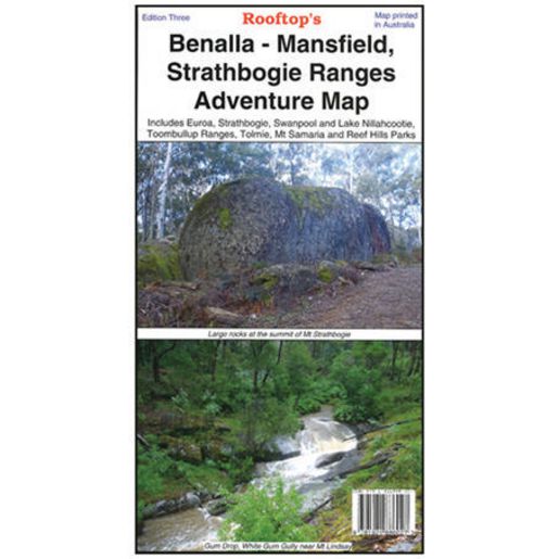 Benalla - Mansfield - Strathbogie Ranges Map - 9781921886027