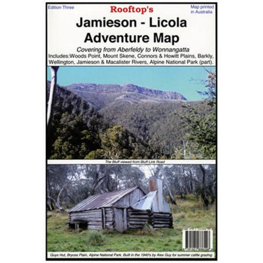 Jamieson - Licola Map - 9781921886096