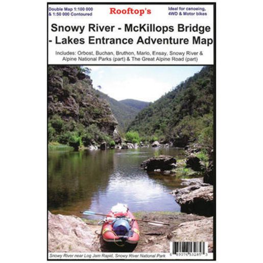 Snowy River - McKillops Bridge - Lakes Entrance Adventure Map - 689076532853