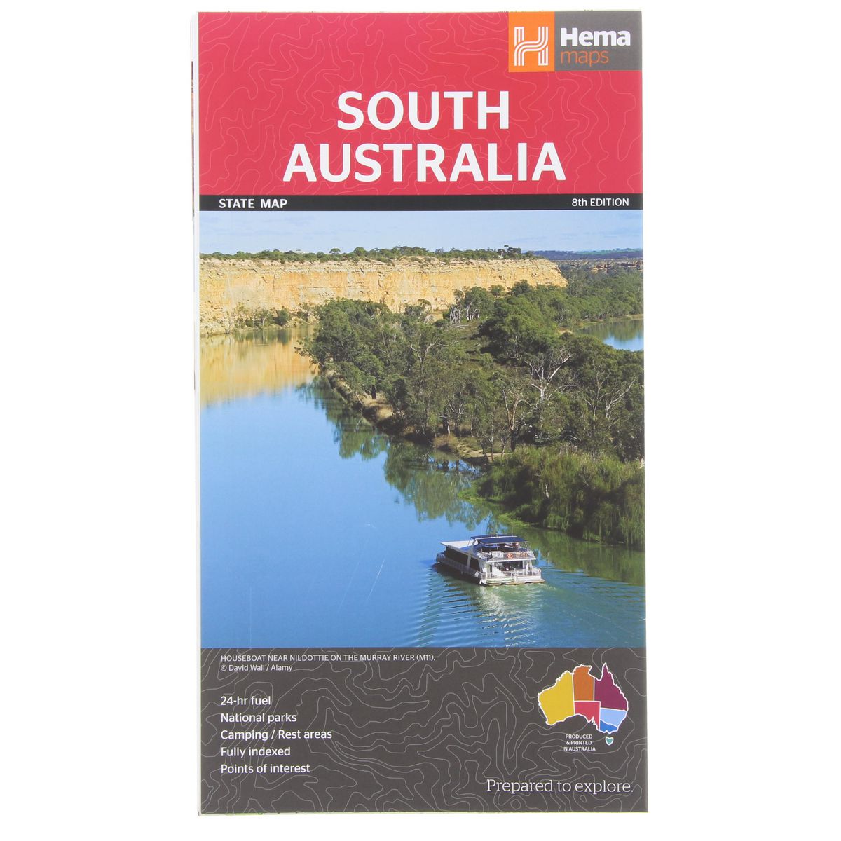 Hema South Australia State Map 8th Edition