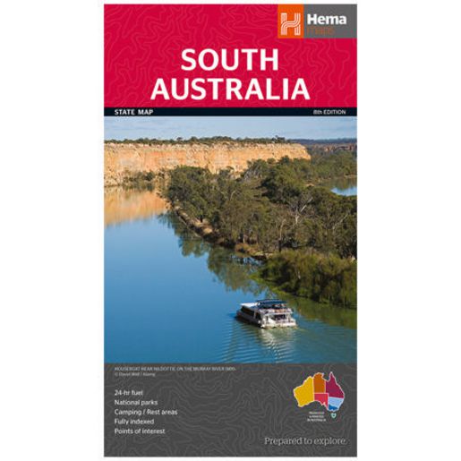 Hema South Australia State Map 8th Edition