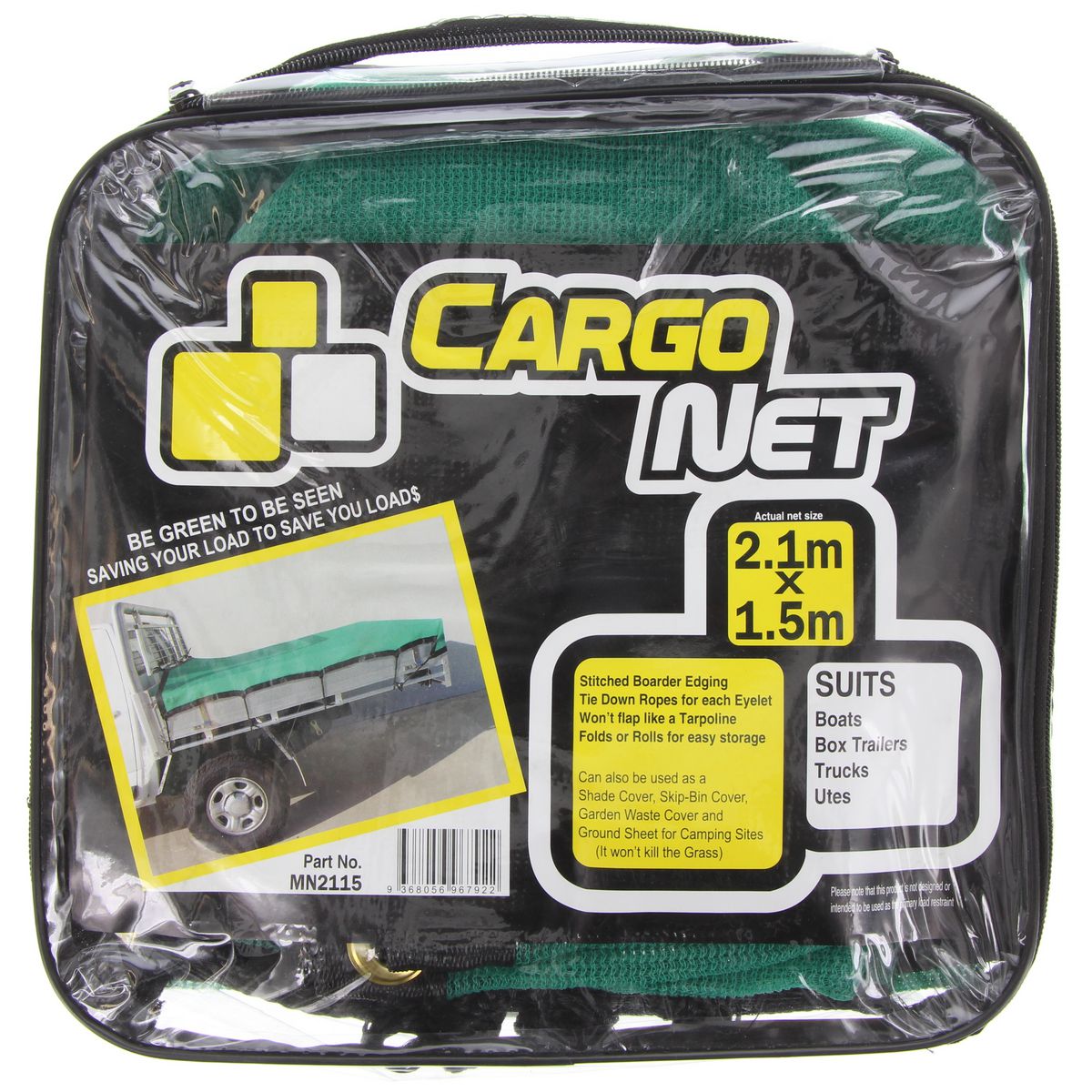 Coveral Mesh Net 2.1X1.5 M Green - MN2115