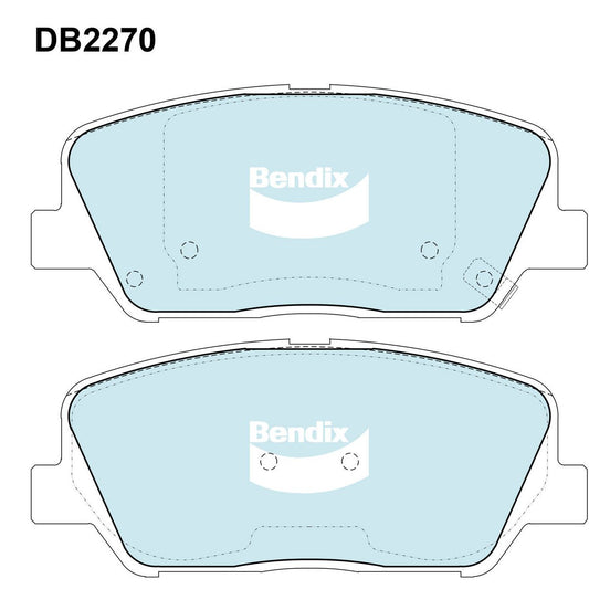 Bendix Brake Pads Set General CT - DB2270GCT