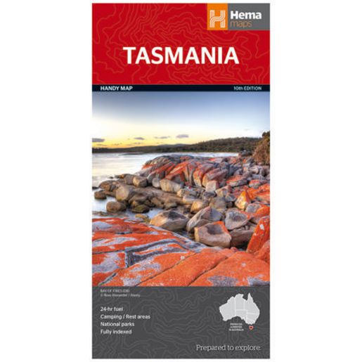 Tasmania Handy Map 10th Edition - 9781865009858