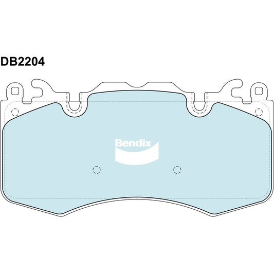 Bendix Brake Pads Set Euro+ - DB2204EURO