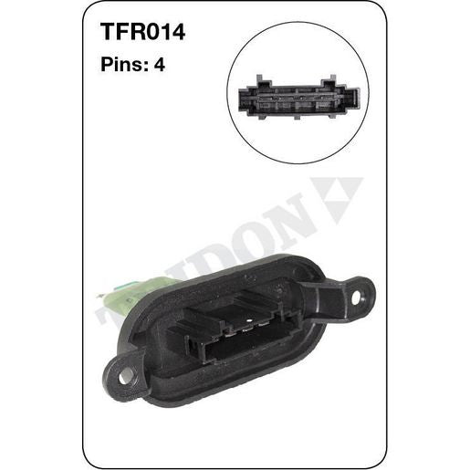 Tridon Heater Fan Resistor - TFR014