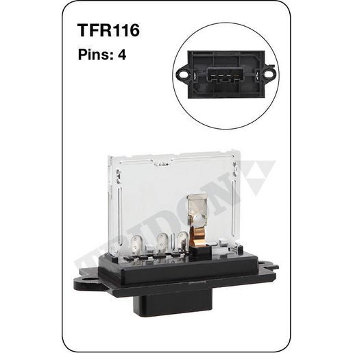 Tridon Heater Fan Resistor - TFR116