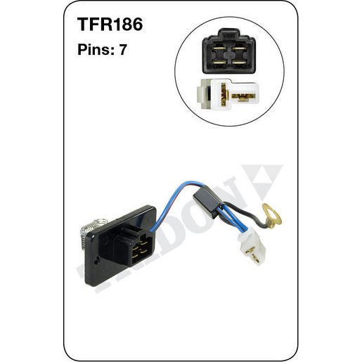 Tridon Heater Fan Resistor - TFR186