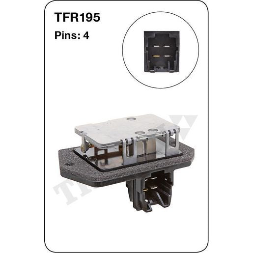 Tridon Heater Fan Resistor - TFR195