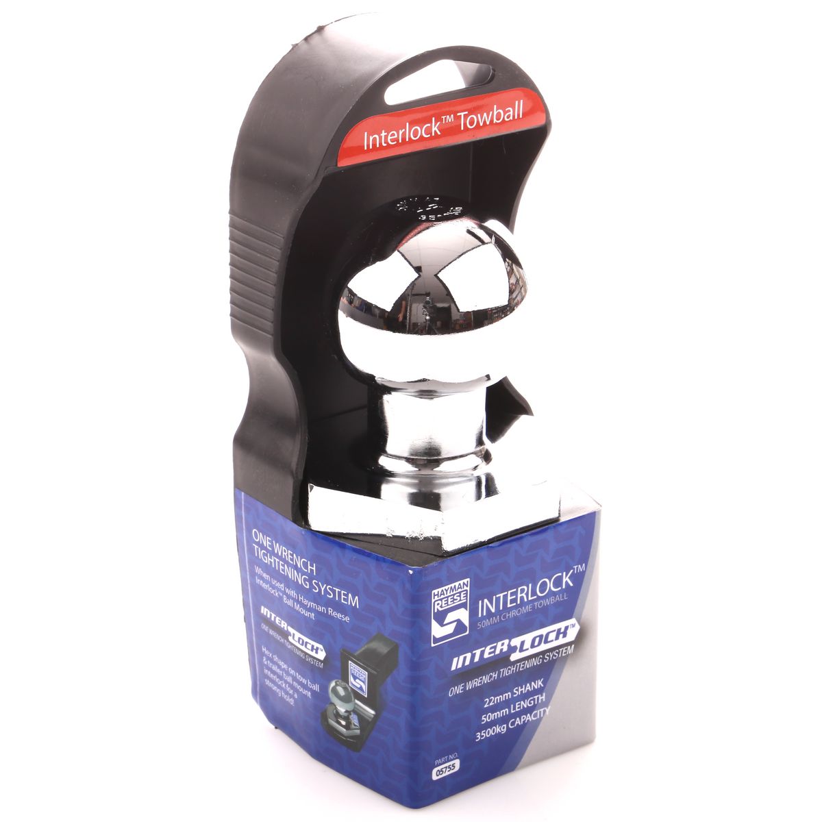 Hayman Reese Tow Ball 50mm Interlock Chrome - 05755