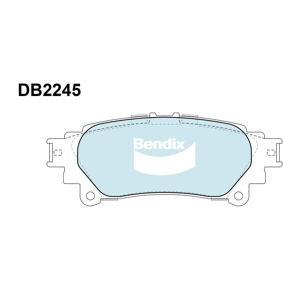 Bendix Brake Pads Set - 4WD/SUV - DB22454WD