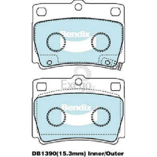Bendix Brake Pads Set - Heavy Duty - DB1390HD
