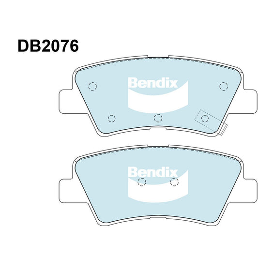 Bendix Brake Pads Set - General CT - DB2076GCT