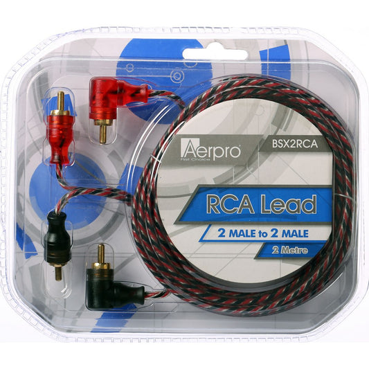 Aerpro 3M RCA Right Angle Blue - BSX2RCA