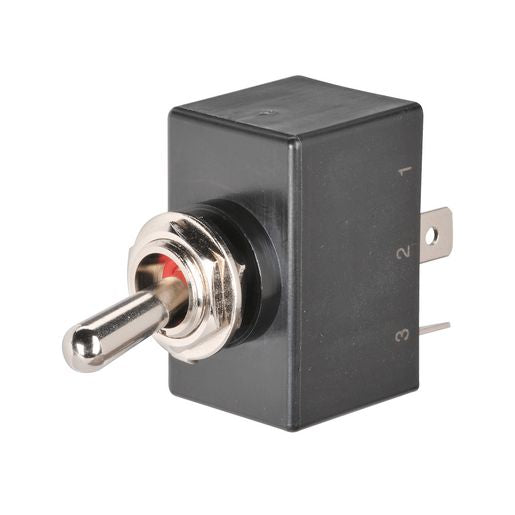 Narva Waterproof Heavy Duty Toggle Switch Off/On DPST - 60292BL
