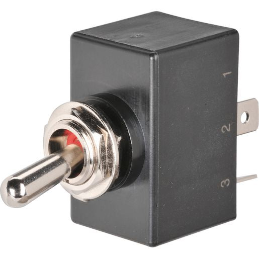 Narva Waterproof Heavy Duty Toggle Switch Off/On DPST - 60292BL