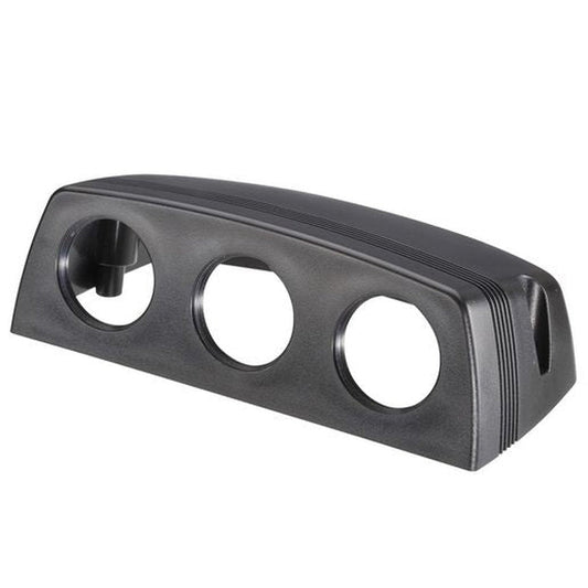 Narva Triple Surface Mount Housing Black - 81199BL