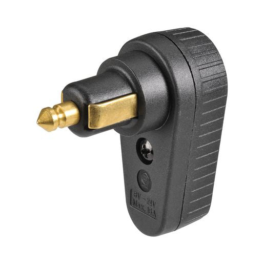 Narva Merit Plug Right Angle Plastic - 82107BL