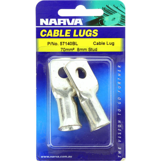 Narva Cable Lug 70-8mm 2 Pack - 57140BL