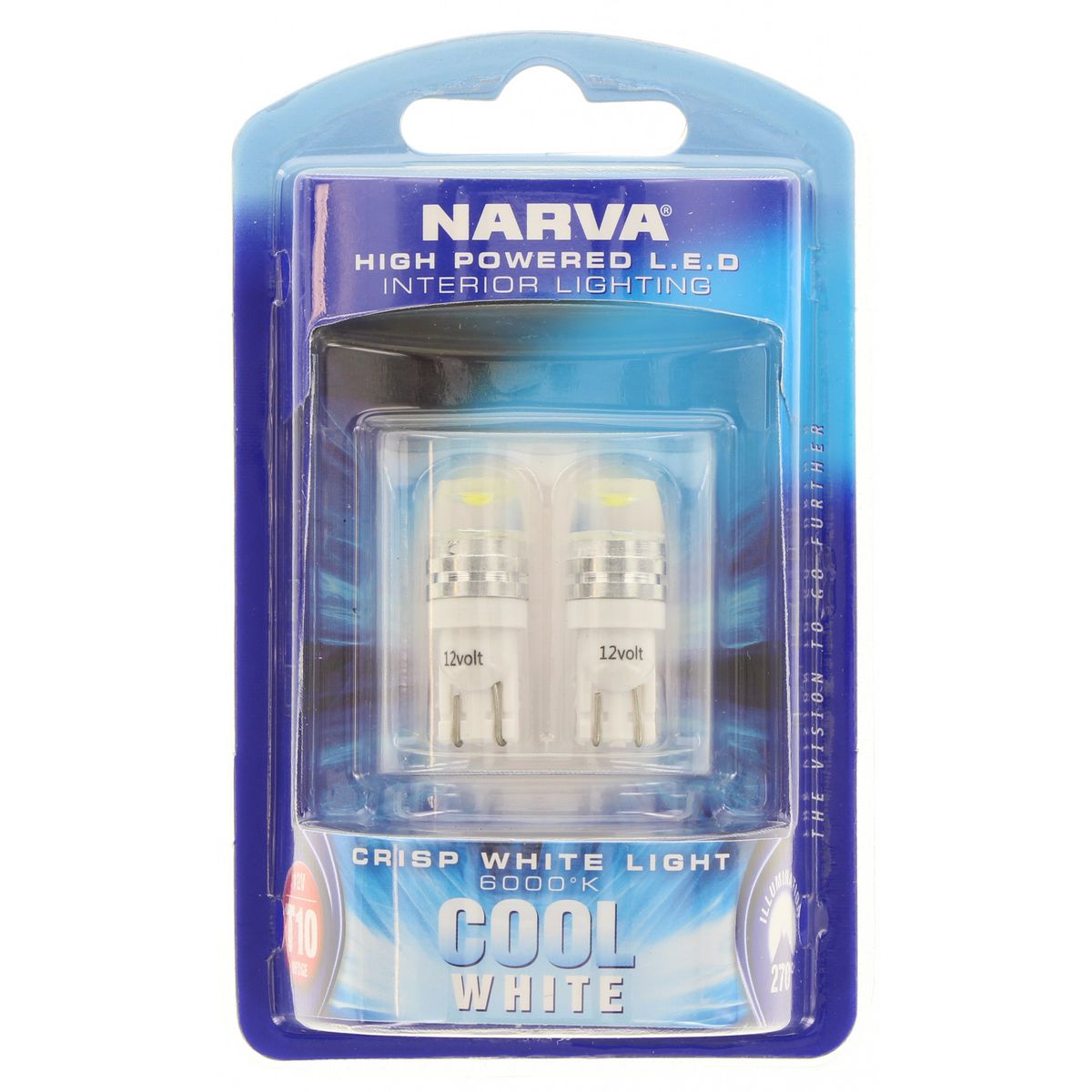 Narva LED Wedge 6000K Globe - 18062BL