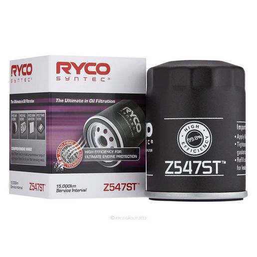 Ryco Syntec Oil Filter - Z547ST