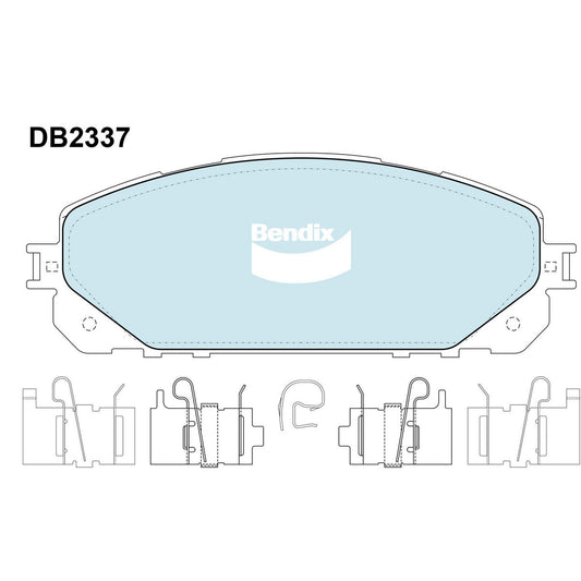 Bendix Brake Pads Set - 4WD/SUV - DB2337-4WD