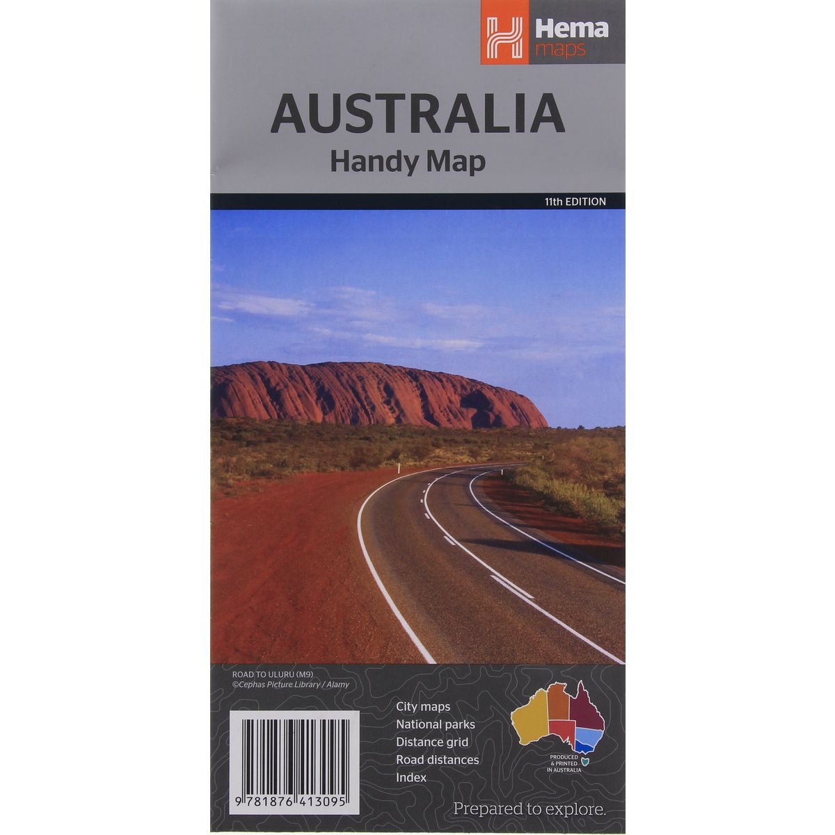 Hema Australia Handy Map 11th Edition