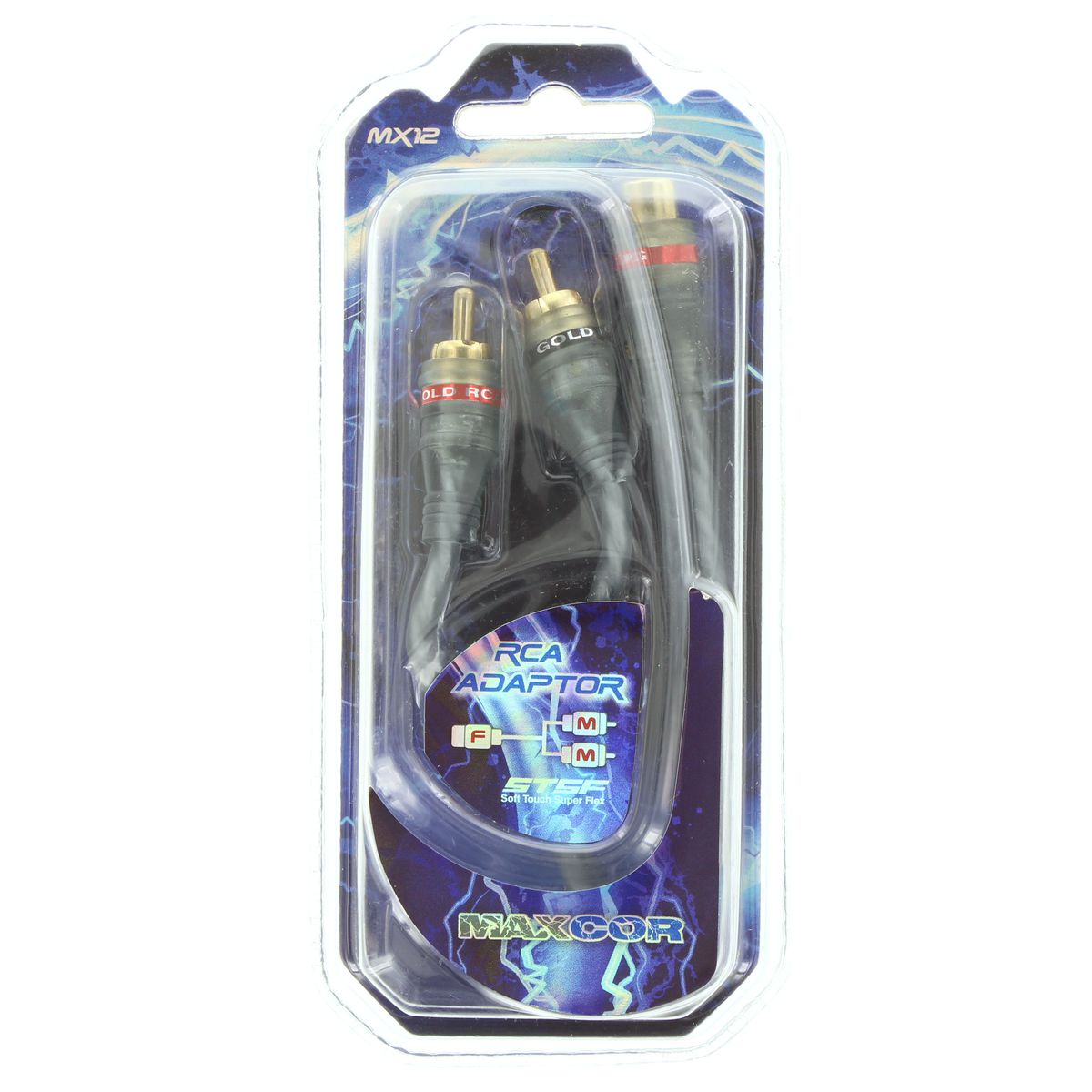 Aerpro 22cm 1F/2M RCA Y Splitter - MX12