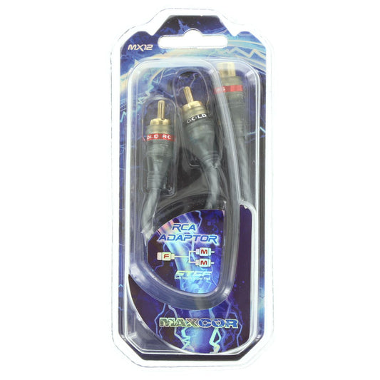 Aerpro 22cm 1F/2M RCA Y Splitter - MX12
