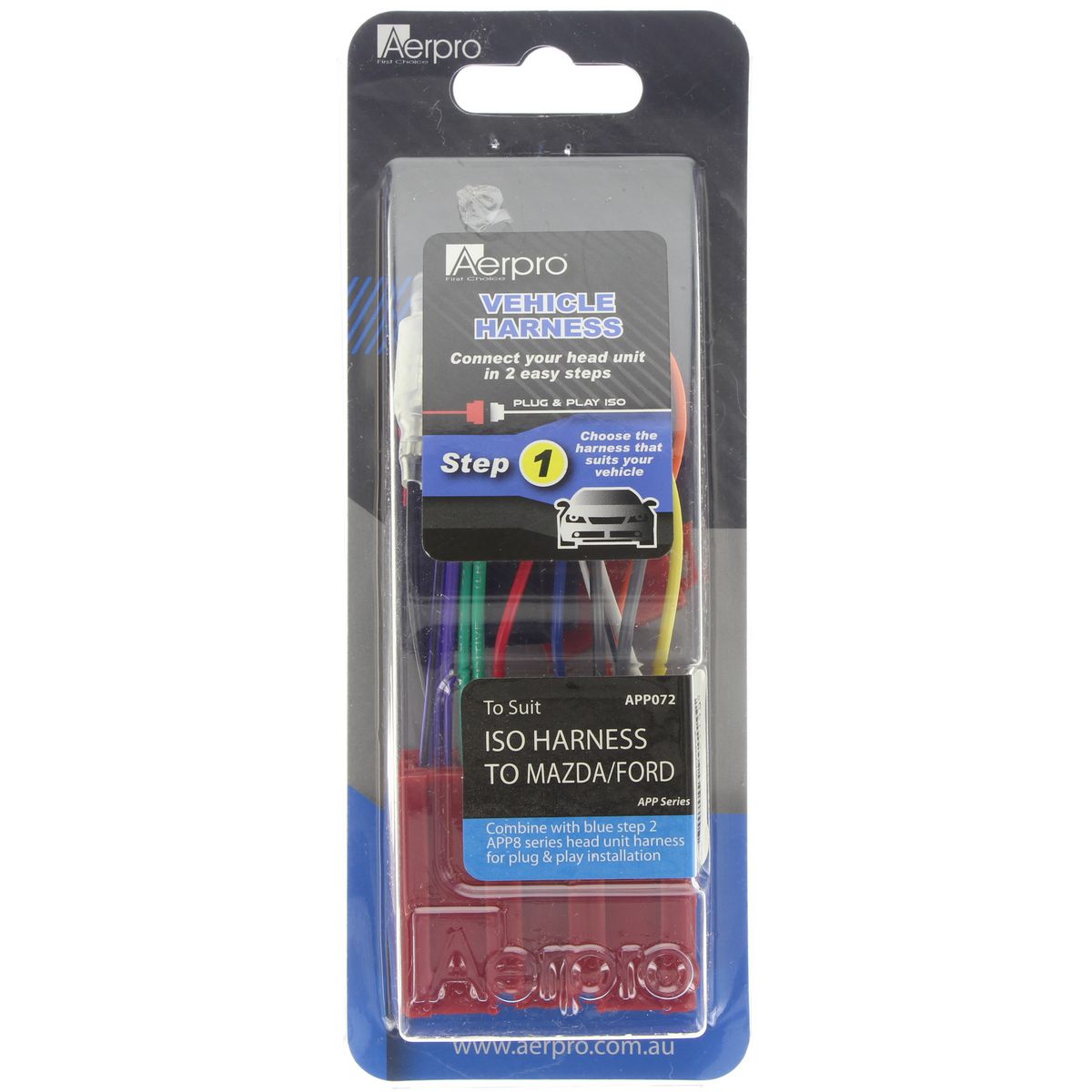 Aerpro ISO Harness fits Mazda/Ford - APP072
