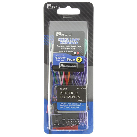 Aerpro Harness Pioneer AV To ISO 16 Pin - APP8PIO8