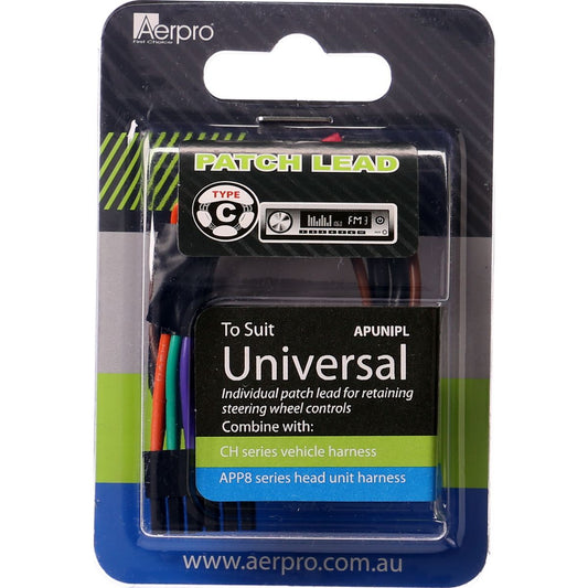 Aerpro C Type Patch Lead Universal - APUNIPL