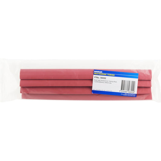 Narva Dual Wall Heat Shrink Red 18mm - 56692
