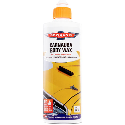 Bowden's Own Carnauba Body Wax 500ml - BOABW