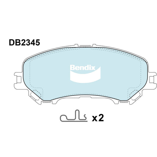 Bendix Brake Pads Set - Heavy Duty - DB2345HD