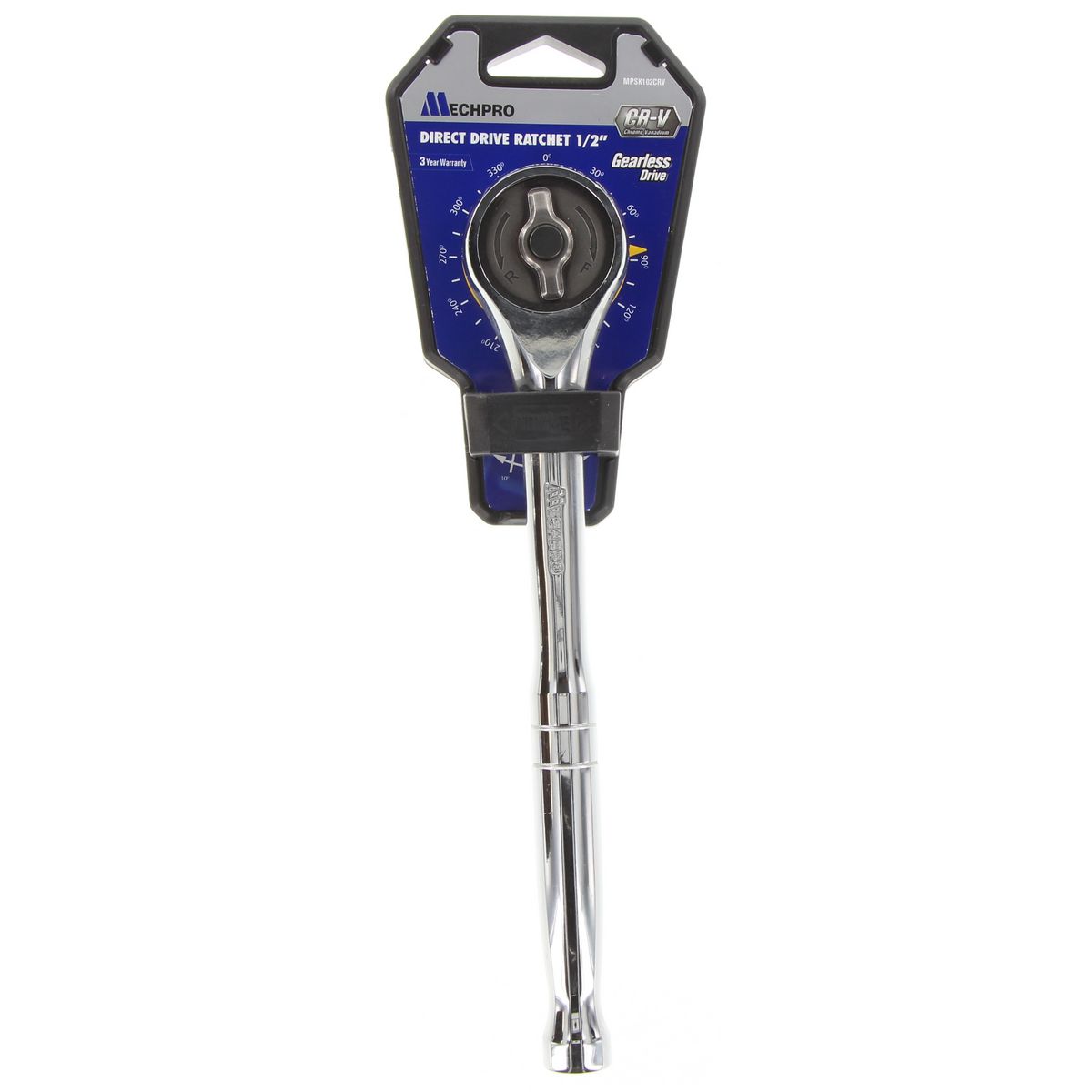 Mechpro Blue Gearless Ratchet 1/2In Drive - MPSK102CRV