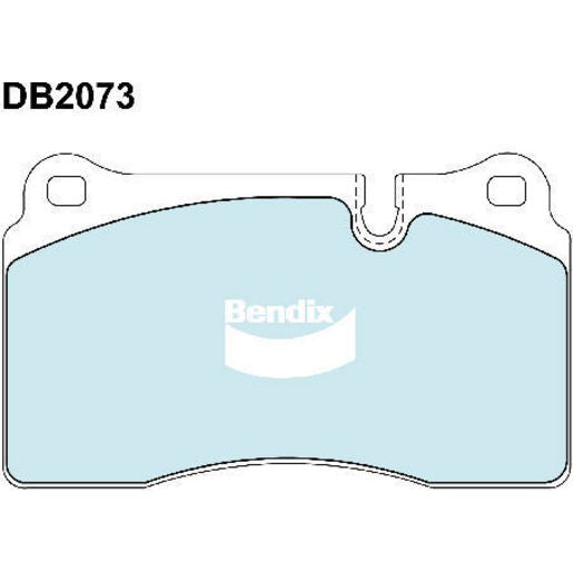 Bendix Brake Pads Set - Euro+ - DB2073EURO