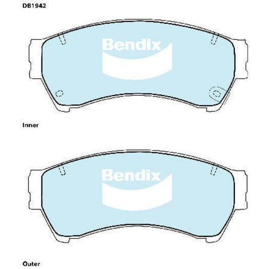 Bendix Brake Pads Set Heavy Duty - DB1942HD