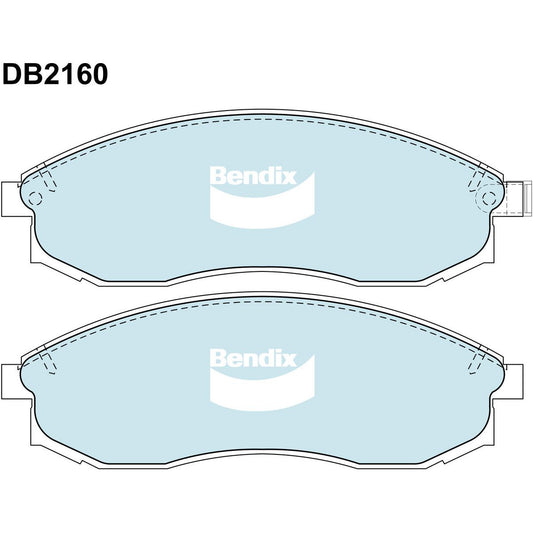 Bendix Brake Pads Set - 4WD/SUV - DB2160-4WD