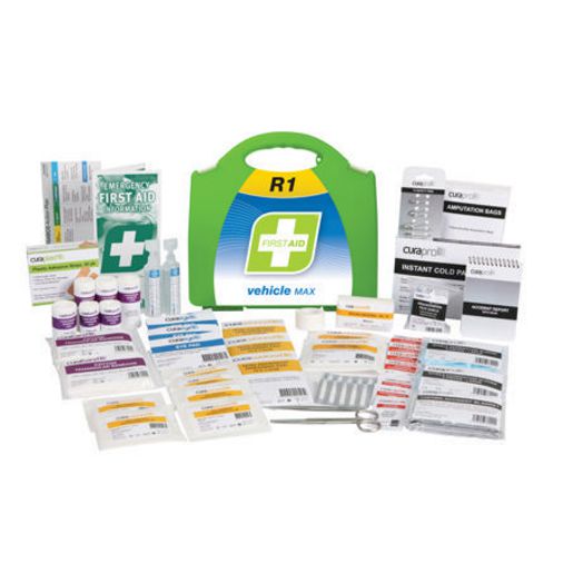 FastAid First Aid Kit R1 Vehicle Max Plastic Portable - FAR1V20