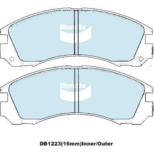 Bendix Ultimate Brake Pads Set - DB1223ULT